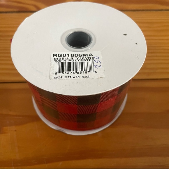 Christmas Ribbon Lot - 8 Rolls of Assorted Christmas Ribbon - All New - Picture 5 of 9